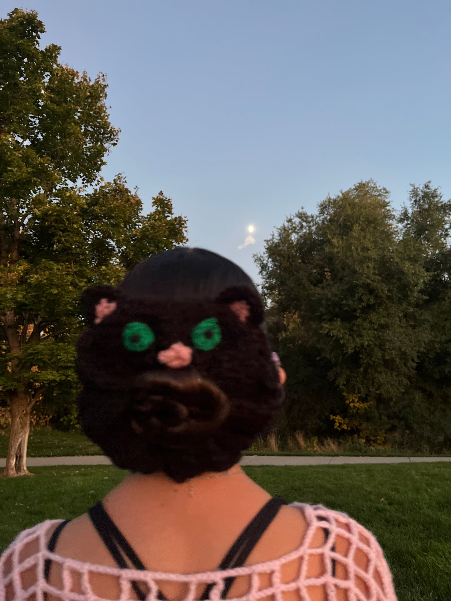 Black Cat Scrunchie