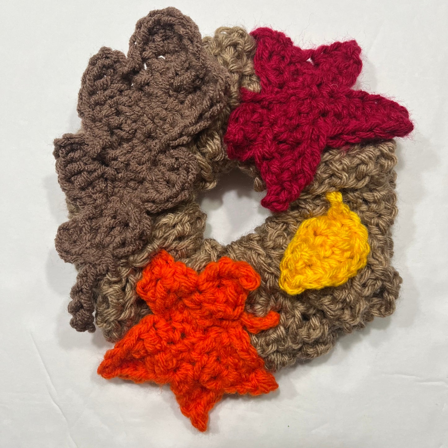 Leaf Wreath Scrunchie