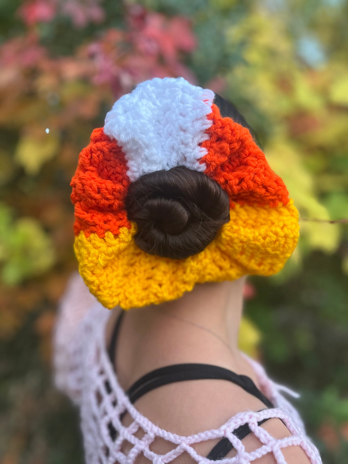 Candycorn Scrunchie