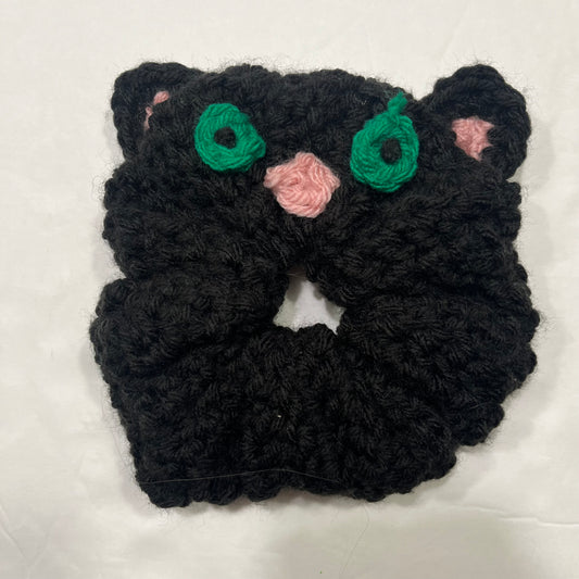 Black Cat Scrunchie
