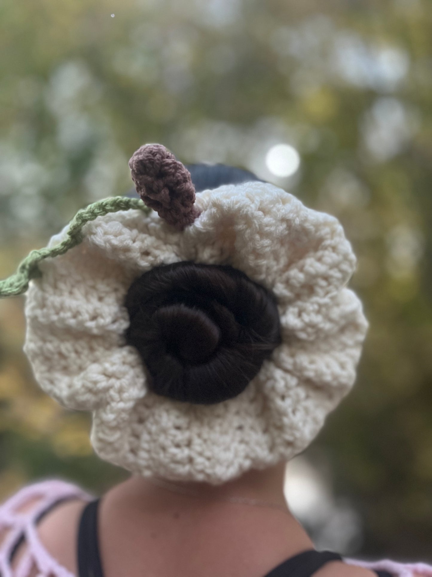 White Pumpkin Scrunchie