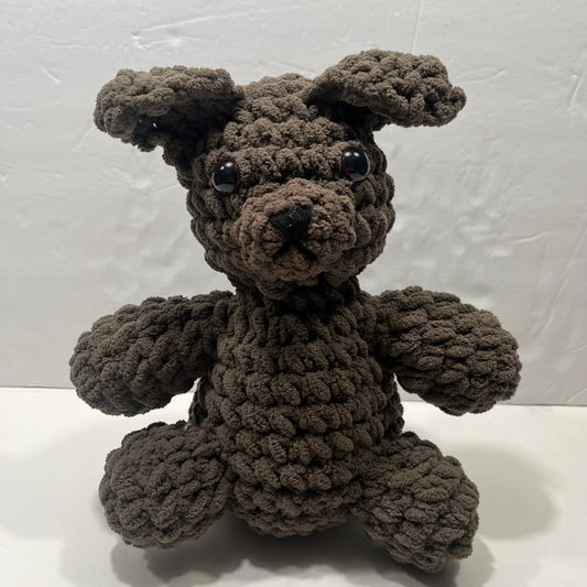 Dog Plushie - Dark brown